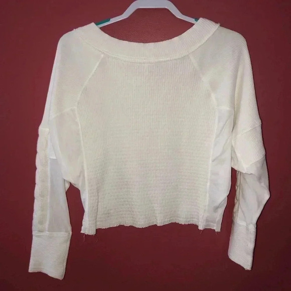 Free People White Long Sleeve - Picture 4 of 6